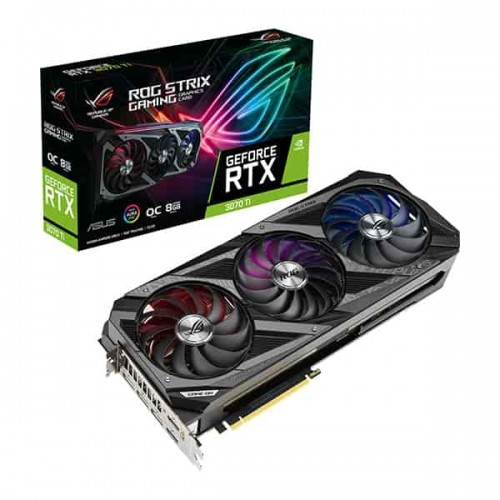 ASUS ROG Strix GeForce RTX 3070 Ti 8GB GDDR6X PCI Express 4.0 x16 Graphic Card - ROG-STRIX-RTX3070TI-O8G-GAMING